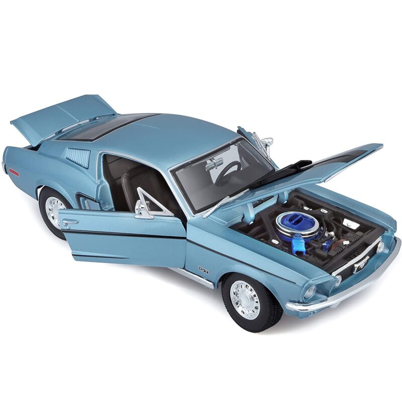 ماشین بازی Maisto مدل 1968 Ford Mustang GT Cobra Jet Hard Top