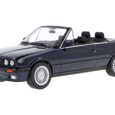 ماکت ماشین BMW 325i (E30) Cabriolet Blue Metallic برند Norev