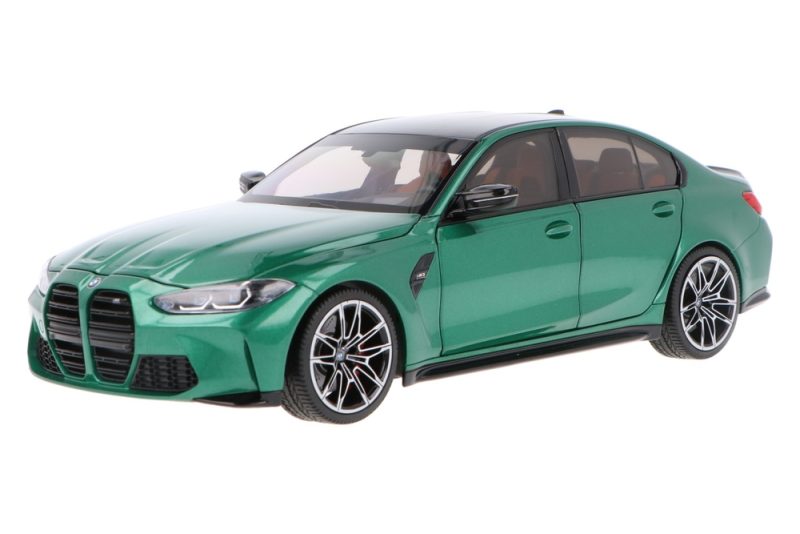 ماکت ماشین BMW M3 Competition (G80) Green Metallic برند Minichamps