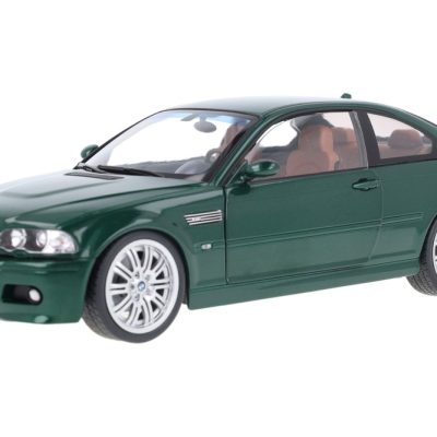 ماکت ماشین BMW M3 Coupé (E46) Oxford Green Metallic برند Solido