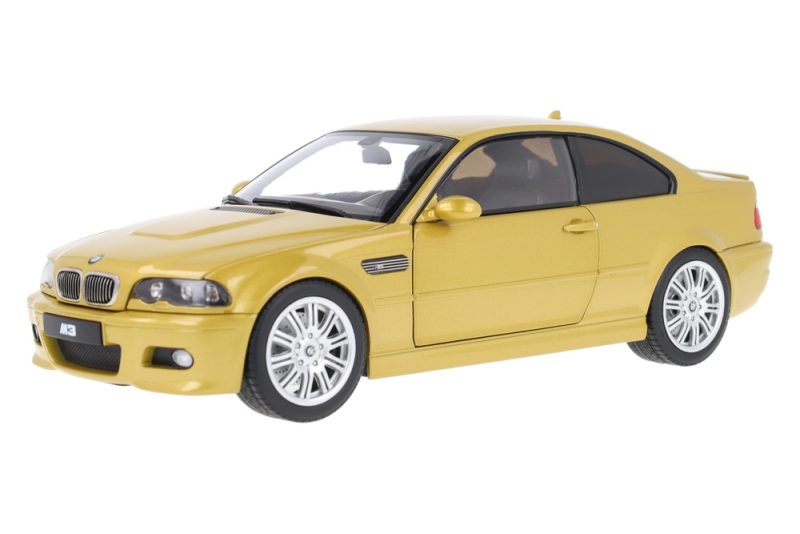 ماکت ماشین BMW M3 (E46) Yellow Metallic برند Norev