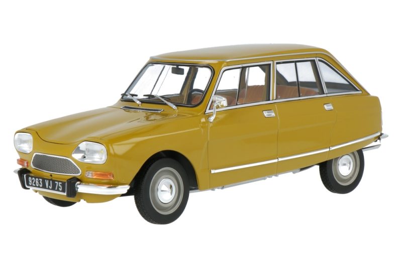 ماکت ماشین Citroën Ami 8 Club Bouton d'Or Yellow برند Norev