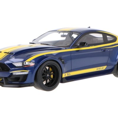 ماکت ماشین Ford Mustang Shelby SuperSnake Blue Hornet برند GT Spirit