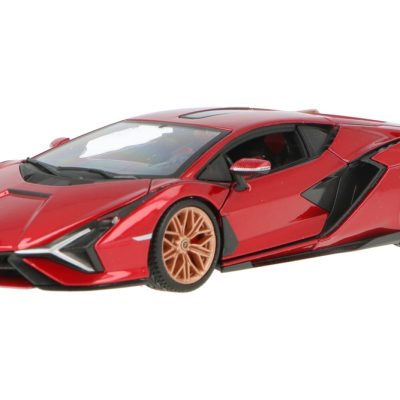 ماکت ماشین Lamborghini Sián FKP 37 Red Metallic برند Bburago