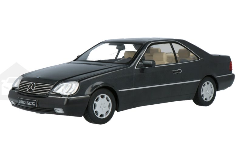 ماکت ماشین Mercedes-Benz 600 SEC V12 (C140) Anthracite Metallic برند KK Scale