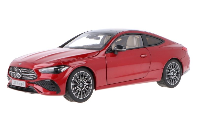 ماکت ماشین Mercedes-Benz CLE Coupé (C236) Patagonia Red Metallic برند Norev
