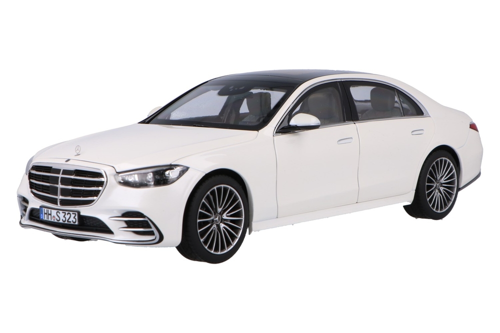ماکت ماشین Mercedes-Benz S-Class AMG-Line (W223) White Metallic برند Norev