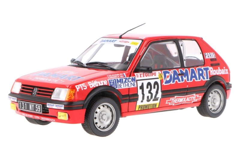 ماکت ماشین Peugeot 205 GTI 1.6 برند Solido