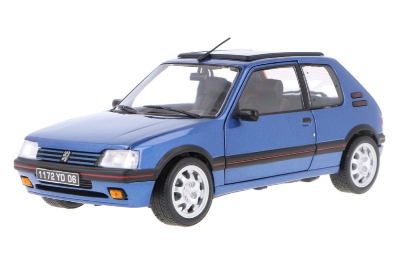 ماکت ماشین Peugeot 205 GTi 1.9 Miami Blue برند Norev