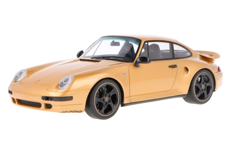 ماکت ماشین Porsche 911 Turbo S (993) Gold Metallic برند GT Spirit
