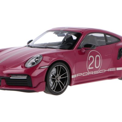 ماکت ماشین Porsche 911 Turbo S (992) Rubystone Red برند Minichamps