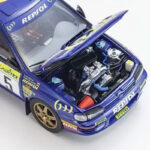 ماکت ماشین Subaru Impreza n5 C Sainz 2nd Rally Monte Carlo 1995 برند Kyosho