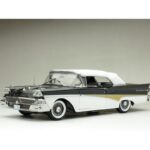 ماکت ماشین 1958 Ford Fairlane 500 Closed Convertible برند Sunstar