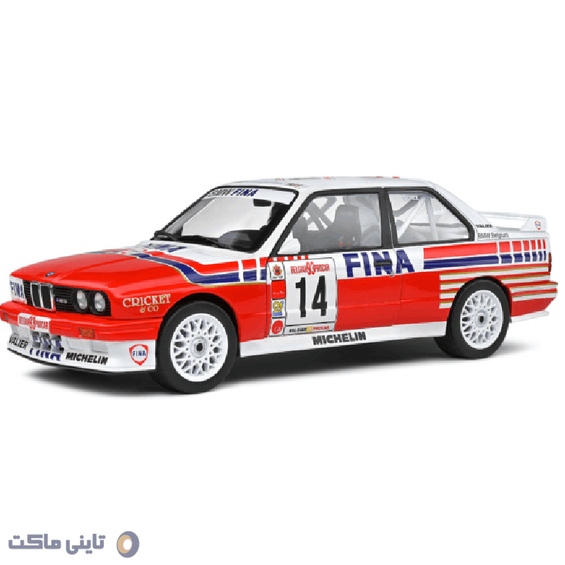ماکت ماشین Bmw 3-Series (E30) N 14 Belgium Procar 1993 Marc Duez برند Solido