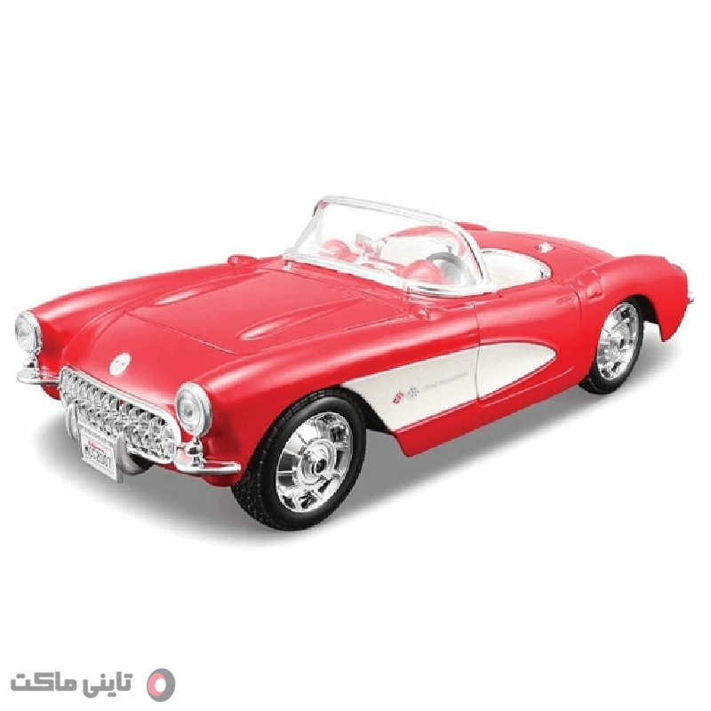 ماکت ماشین Chevrolet Corvette 1957 برند Maisto