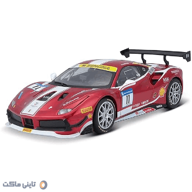 ماکت ماشین Ferrari 488 challenge برند bburago