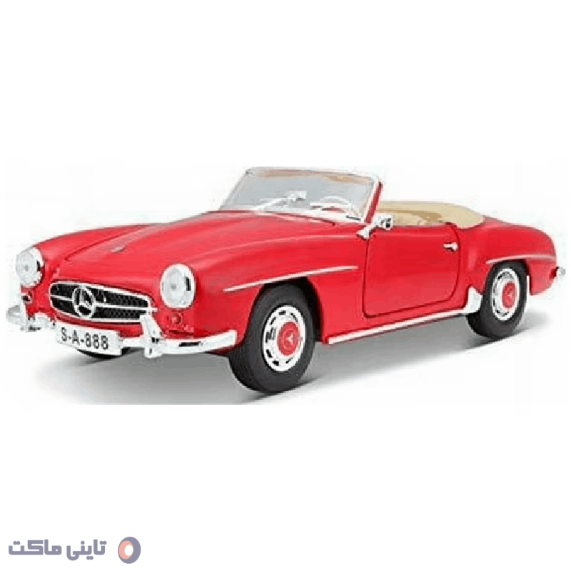 mercedes W121 190 SL-1 ماکت ماشین Mercedes Benz 190 SL برند Welly