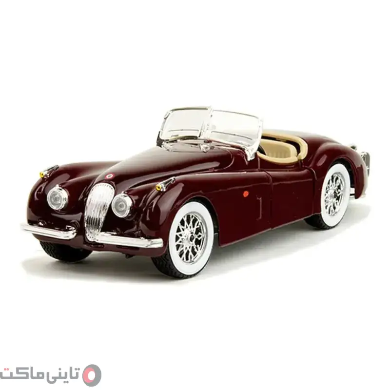 ماکت ماشین جگوار ایکسکی ۱۲۰ (Jaguar XK 120 Roadster) برند Bburago