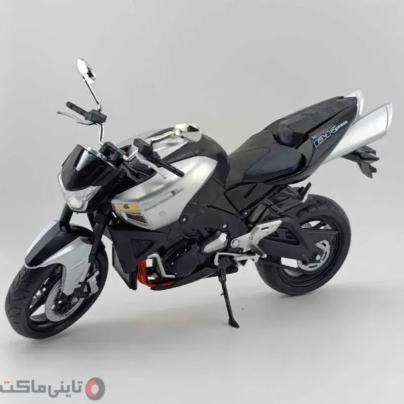 ماکت موتور بیکینگ Suzuki B-King نقره ای