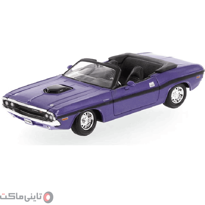 ماکت ماشین 1970 Dodge Challenger R/T Convertible برند Maisto