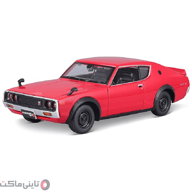 nissan Skyline 2000GT-R-1 ماکت ماشین 1973 Nissan Skyline 2000GT-R اسمبلی برند Maisto