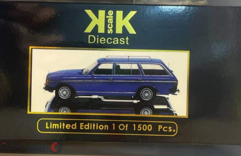 ماکت ماشین Mercedes 250T T Model S123 blue 1980