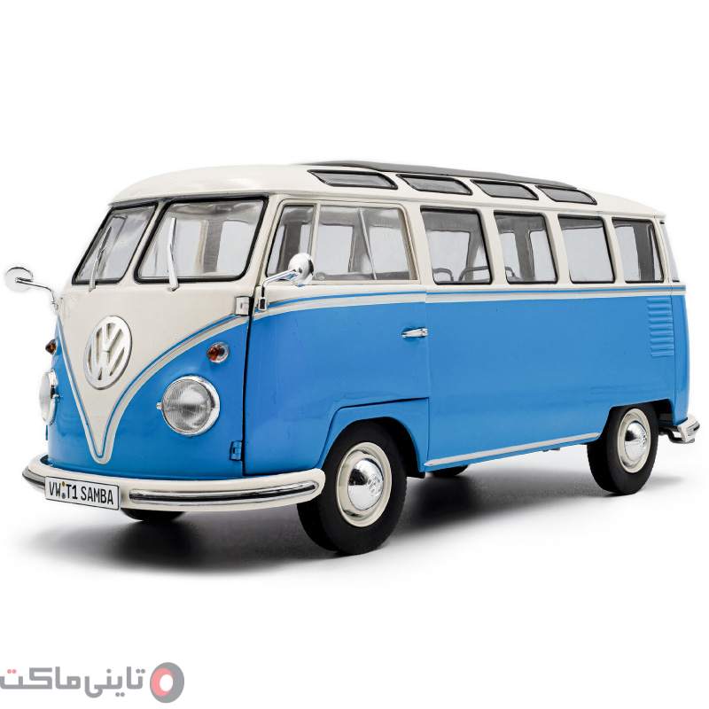 ماکت ماشین Volkswagen Samba T1 برند Solido آبی