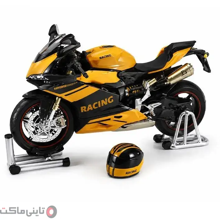 ماکت موتور Ducati Panigale V4 مقیاس 1:9 دودزا زرد