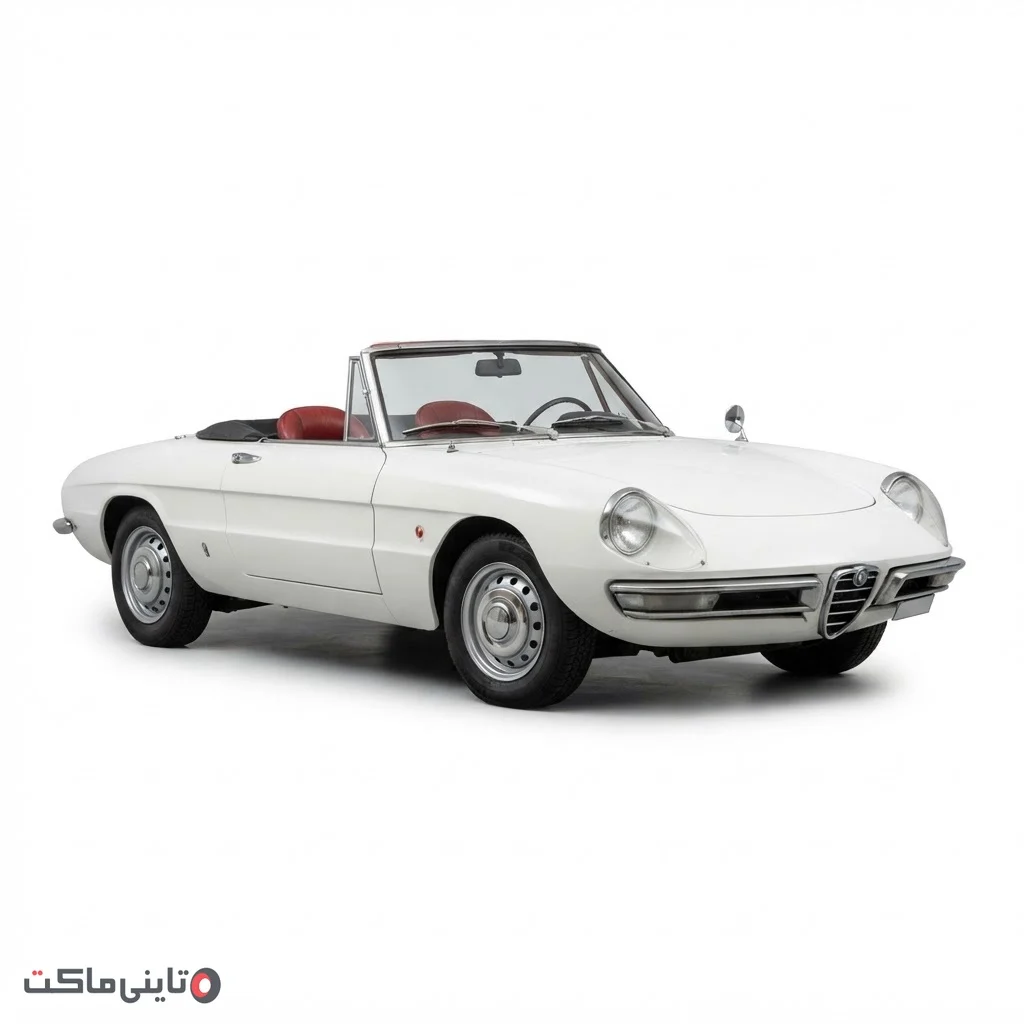 ماکت ماشین Alfa Romeo 1600 Spider Duetto برند AUTOart